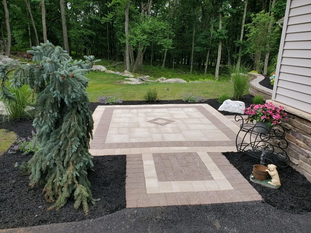 Local landscape installation in Greeley, PA by Anthony Group Hardscapes