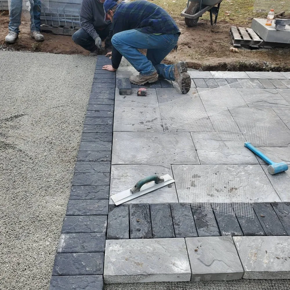 Custom yard maintenance in Greeley, PA by Anthony Group Hardscapes