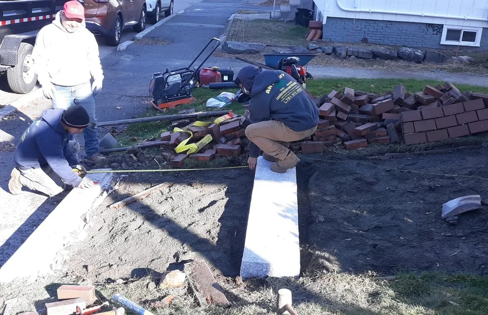 Local yard cleanup service in Lynn, MA by Anthony Landscaping and Masonry