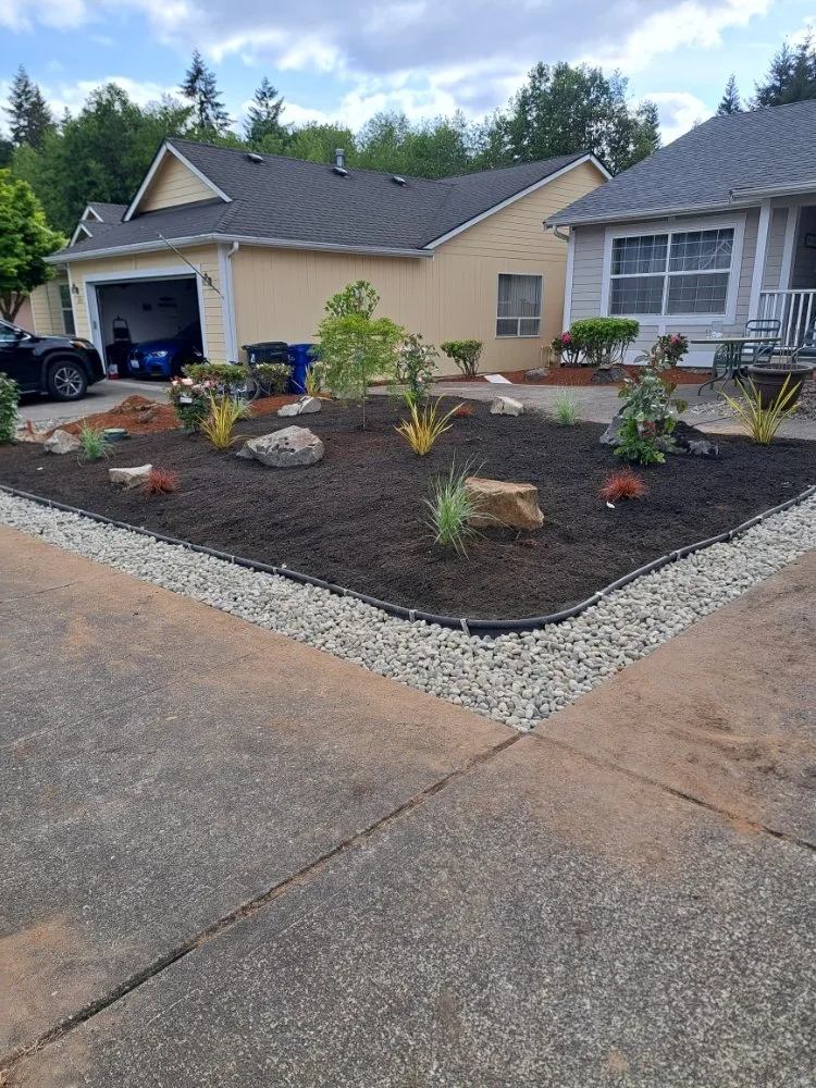 Expert landscape installation for beautiful yards in Gig Harbor, WA by Anthony Landscaping