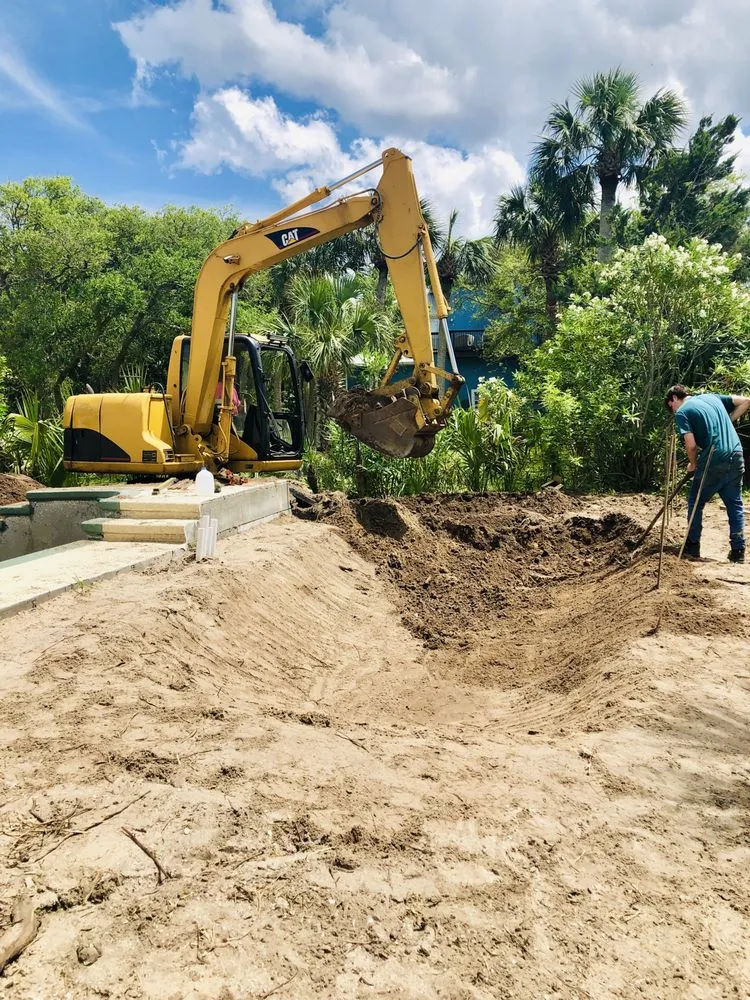 Top-rated residential landscaping with custom design in Flagler Beach, FL by Anthony's Bobcat & Tree Service