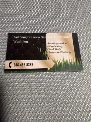 Anthony’s Lawn Service and Pressure Washing Logo