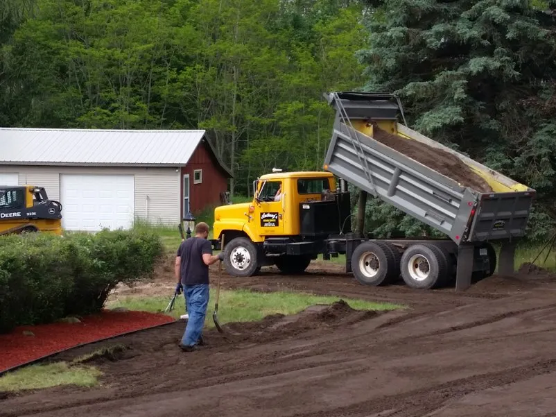Custom lawn care service with custom design in Manistee, MI by Anthony's Outdoor Services