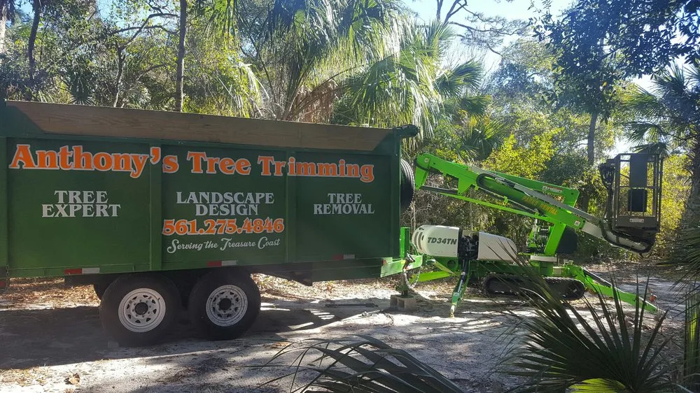 Local landscape installation with custom design in Fort Pierce, FL by Anthonys Tree Company