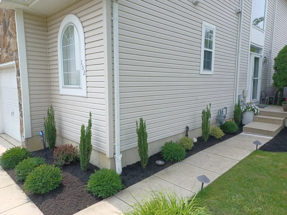 Expert landscape installation in Mount Holly, NJ by Anthos Landscaping