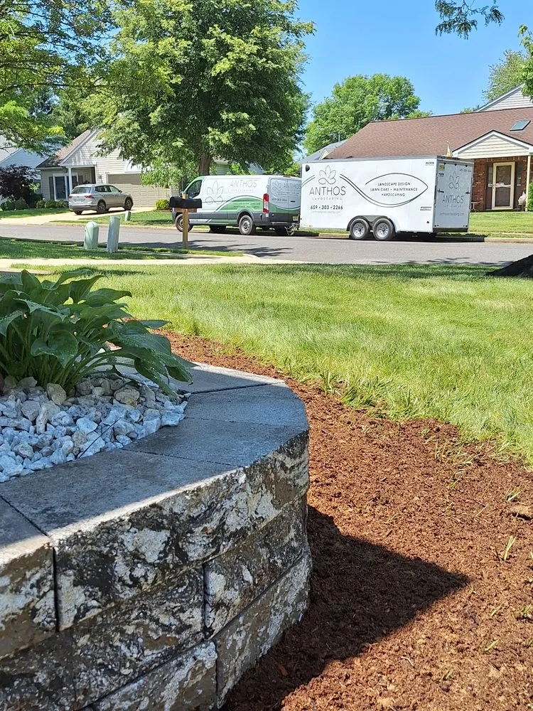Top-rated outdoor landscaping in Mount Holly, NJ by Anthos Landscaping