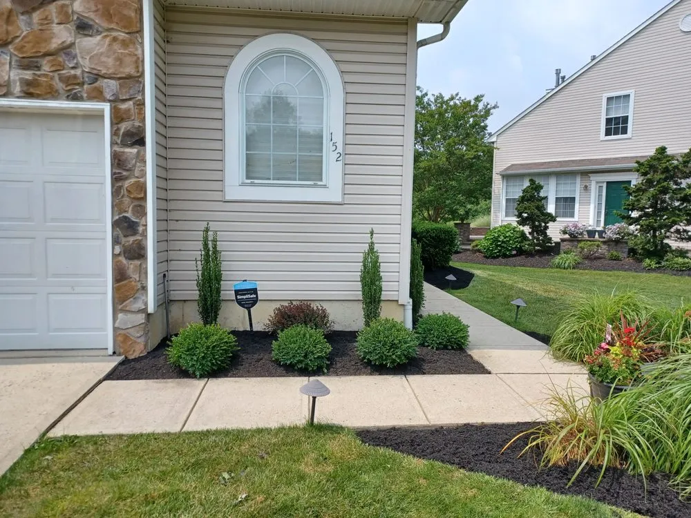 Professional outdoor landscaping in Mount Holly, NJ by Anthos Landscaping