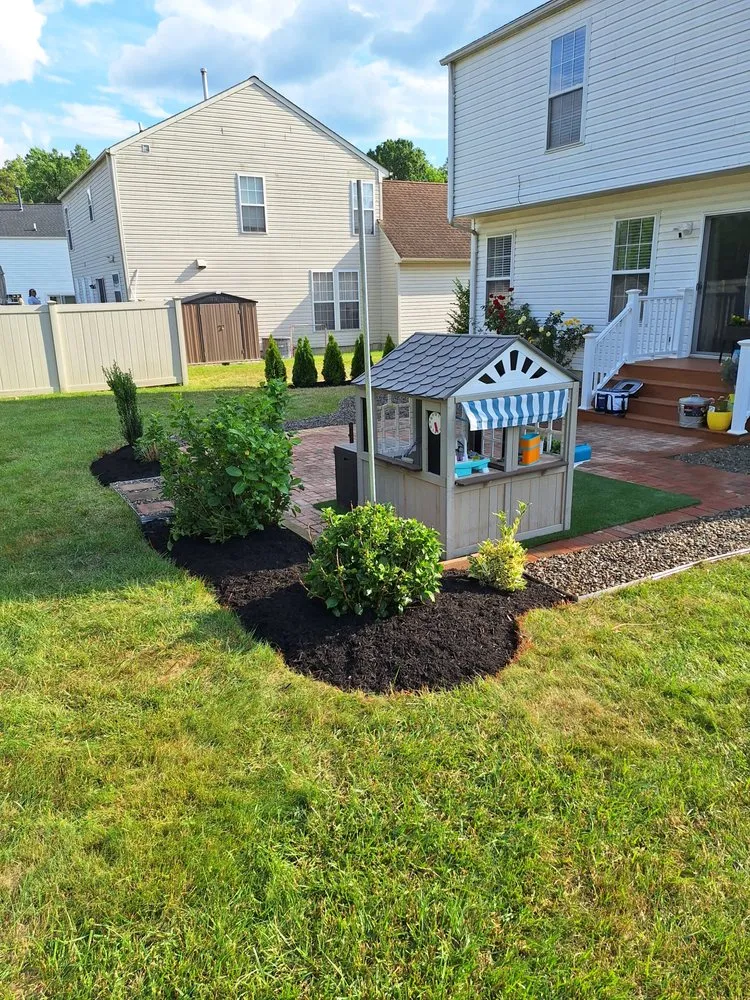 Expert lawn mowing service with custom design across Mount Holly, NJ - Anthos Landscaping