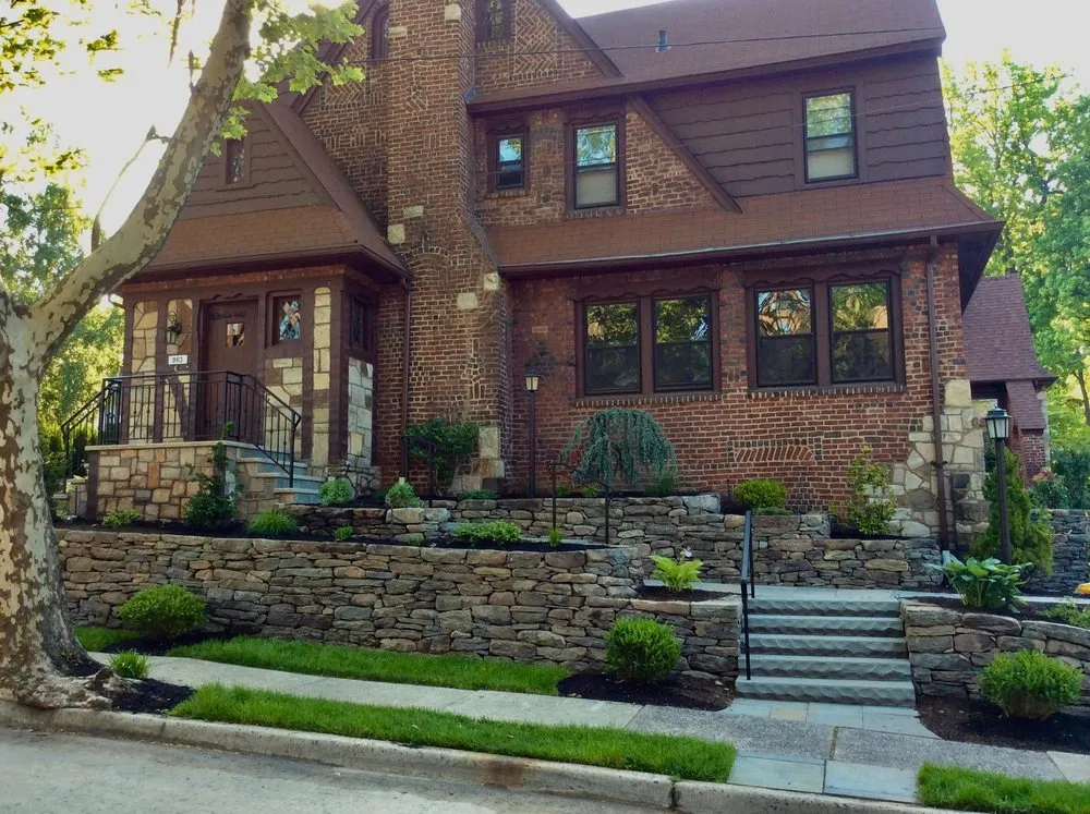 Affordable landscape installation with custom design in Ridgefield, NJ by Antine Landscape