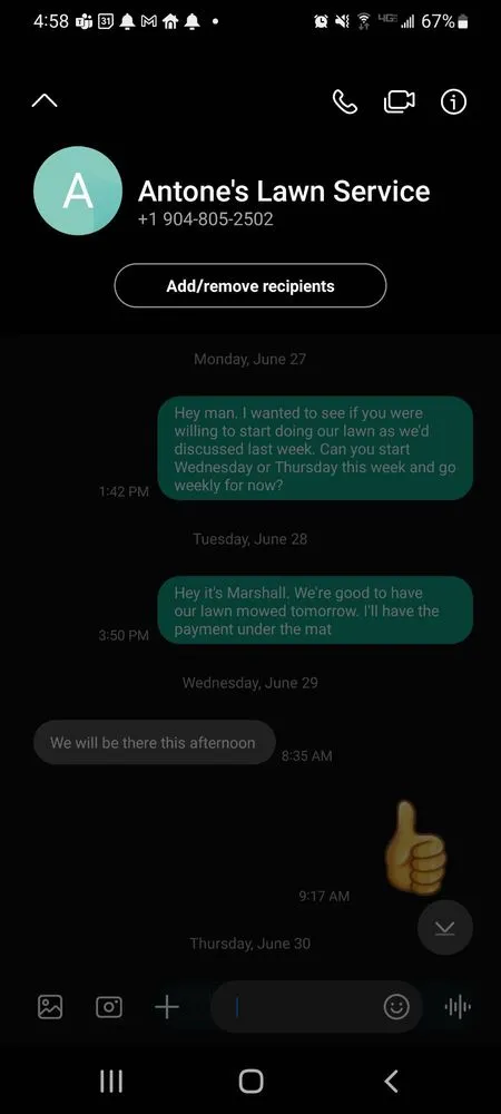 Custom residential landscaping near you in Jacksonville, FL by Antones Lawn Maintenance