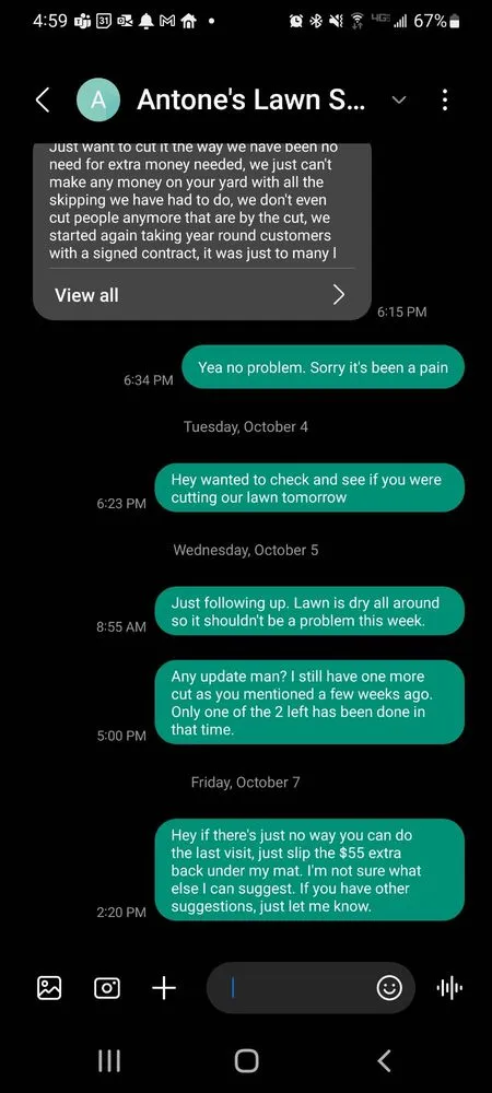 Professional yard maintenance with custom design across Jacksonville, FL - Antones Lawn Maintenance