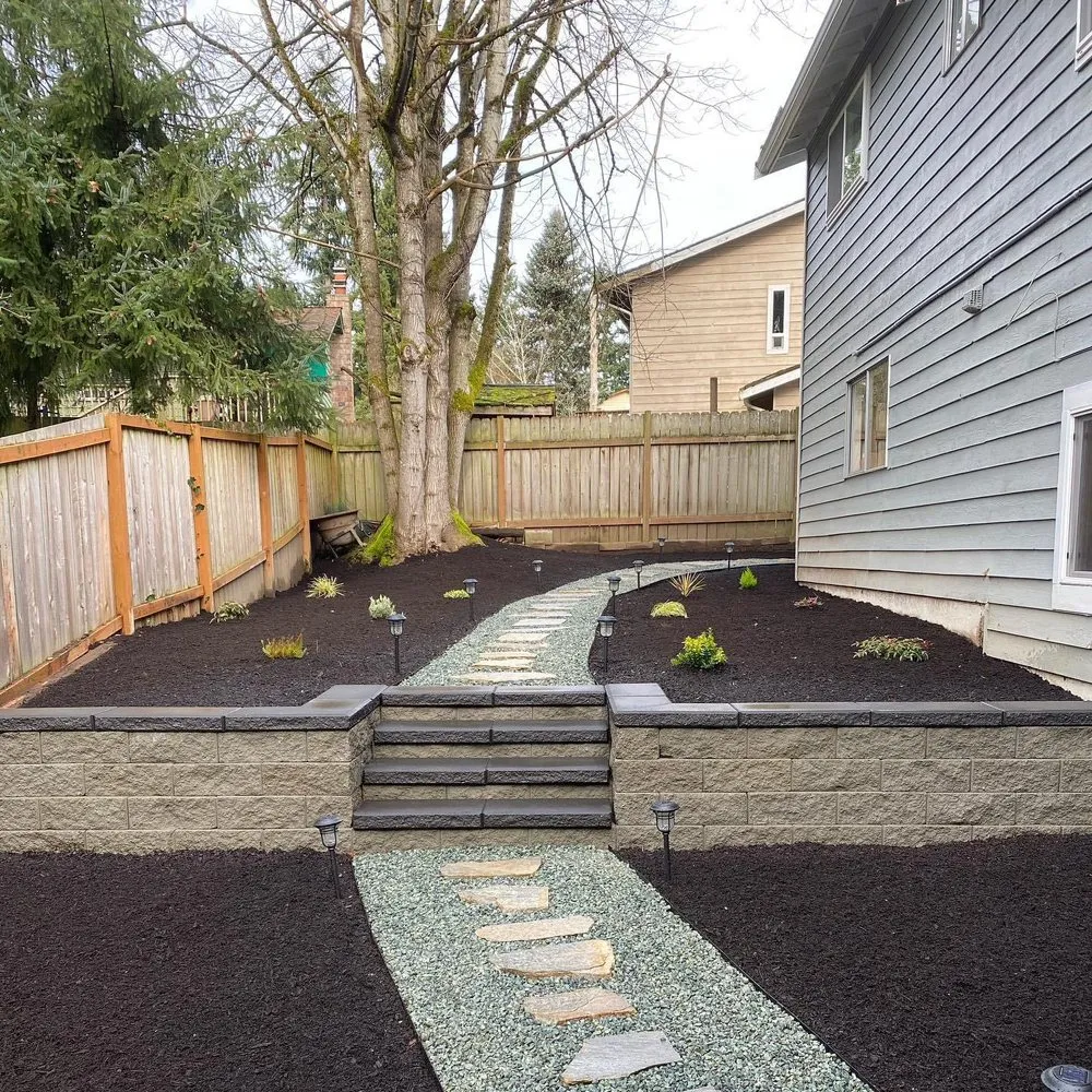 Affordable outdoor landscaping with custom design in Monroe, WA by Antonio Landscaping Professional Services