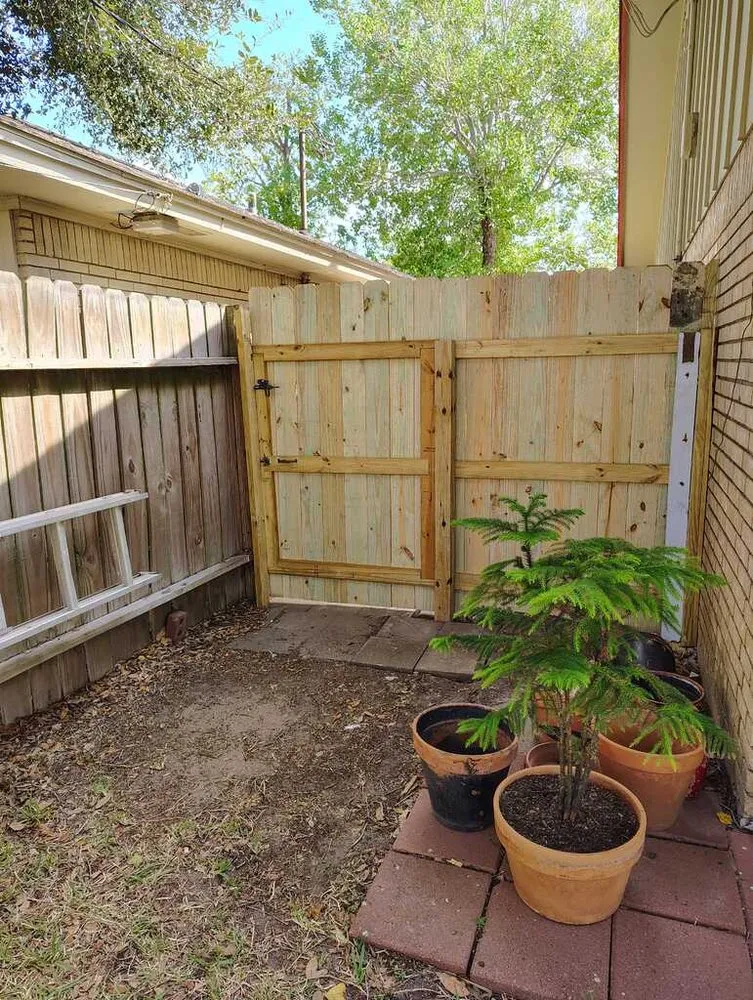 Custom outdoor landscaping in Victoria, TX by Antonio The Handyman