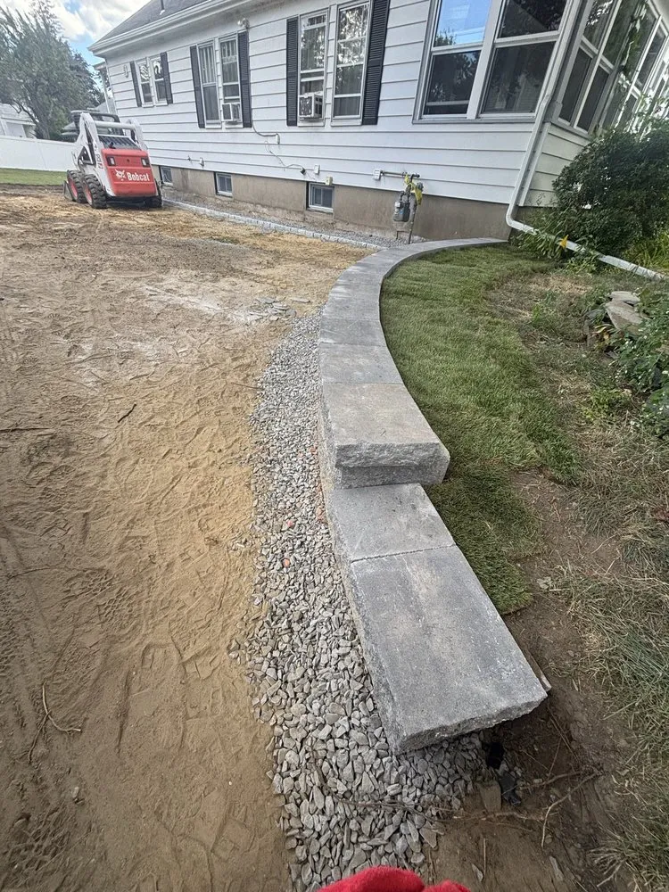 Top-rated outdoor landscaping with custom design in Lynn, MA by Antonio Tree Service