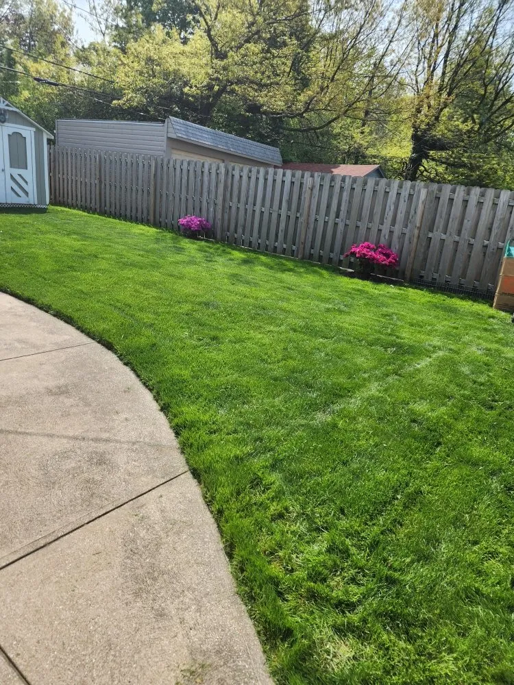 Custom outdoor landscaping in Cleveland, OH by Antonio Wyckoff's Lawn Services