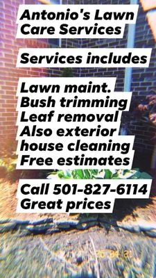 Antonio's Lawn Care Logo