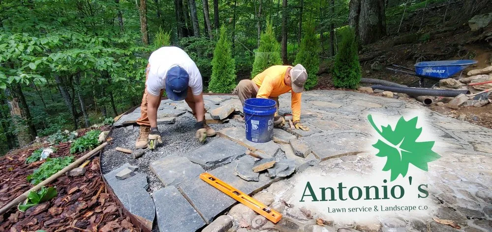 Expert residential landscaping for residential properties in Burnsville, NC by Antonio's Lawn Service and Landscape