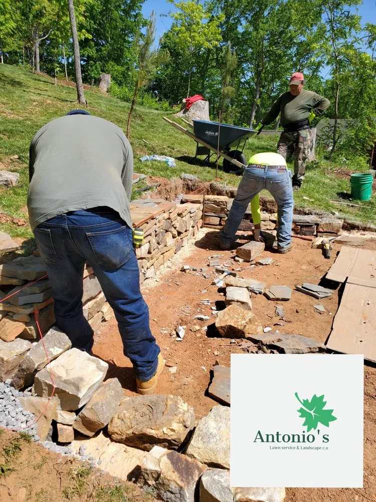 Expert garden landscaping in Burnsville, NC by Antonio's Lawn Service and Landscape