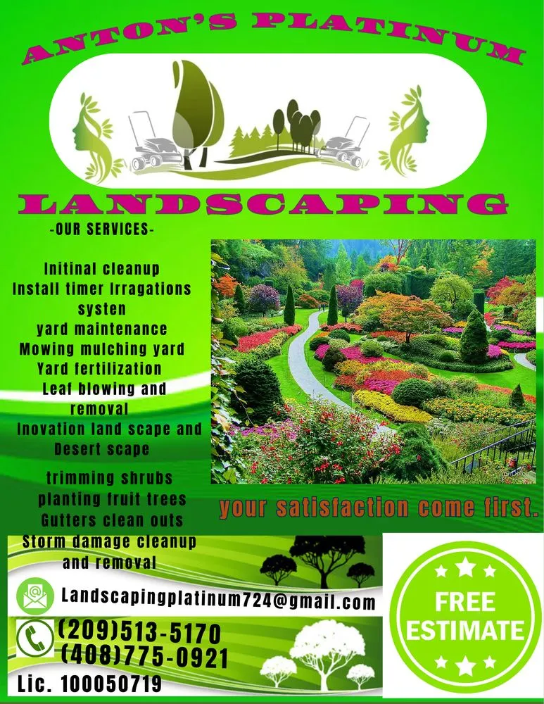 Top-rated lawn mowing service in Santa Rosa, CA - Antons Platinum