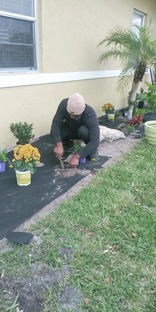 Affordable garden landscaping in Miami Lakes, FL by Antway Multi Services