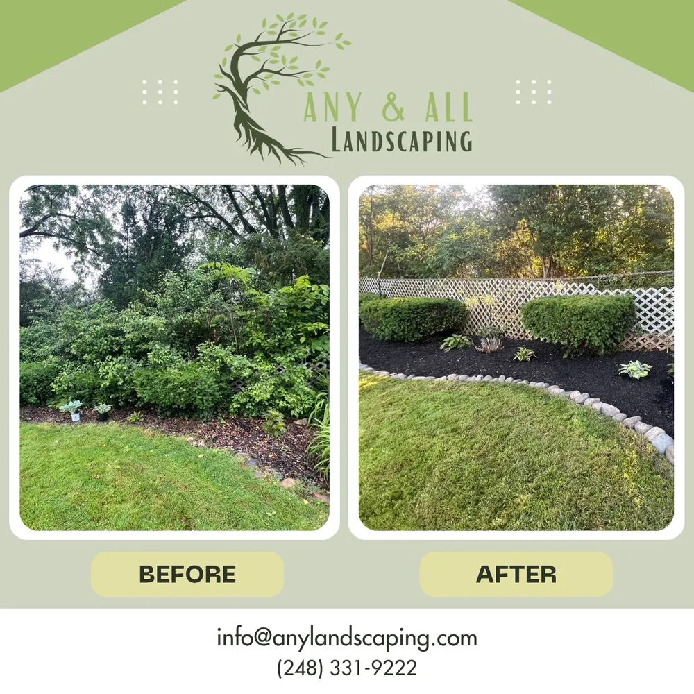 Custom garden landscaping for outdoor upgrades across Pontiac, MI - Any And All Landscaping