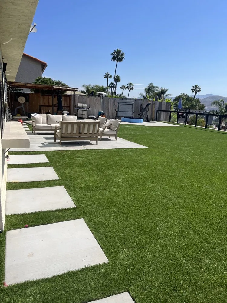 Custom landscape installation in Jamul, CA by Anything & Everything Landscape