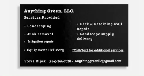 Reliable yard maintenance with custom design in Garner, NC by Anything Green