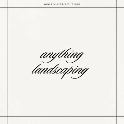 Anything Landscaping Logo
