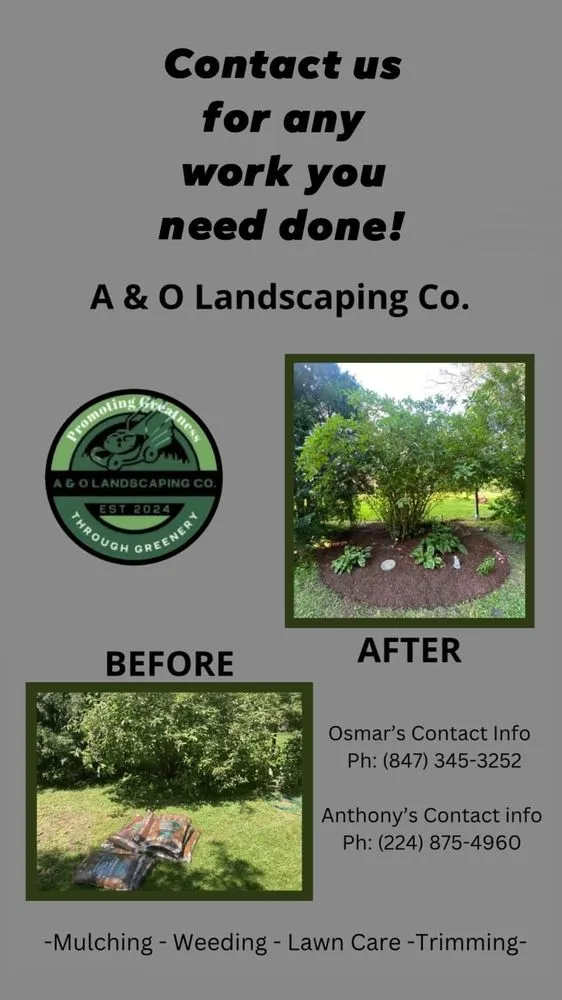 Professional landscape installation in Wheeling, IL - A&O Landscaping