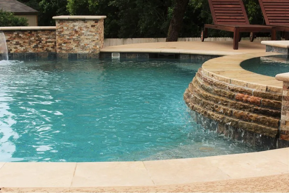 Affordable residential landscaping for year-round maintenance in Conroe, TX by AO Platinum Pools