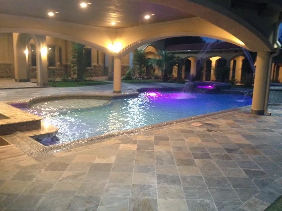 Expert lawn mowing service for outdoor upgrades across Conroe, TX - AO Platinum Pools