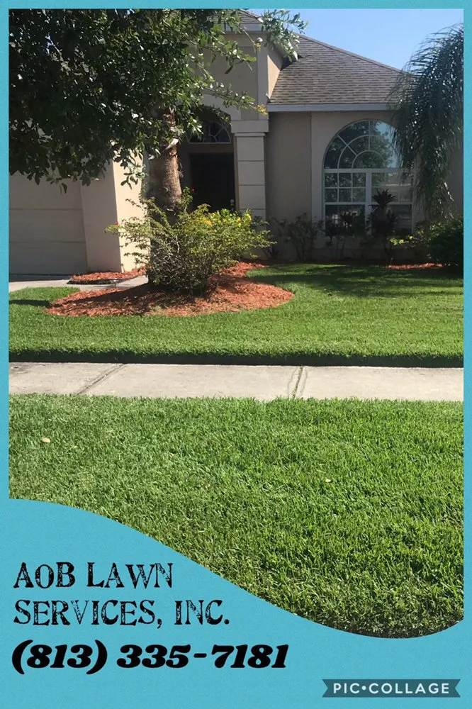 Reliable lawn care service experts serving Riverview, FL - AOB Landscape & Design