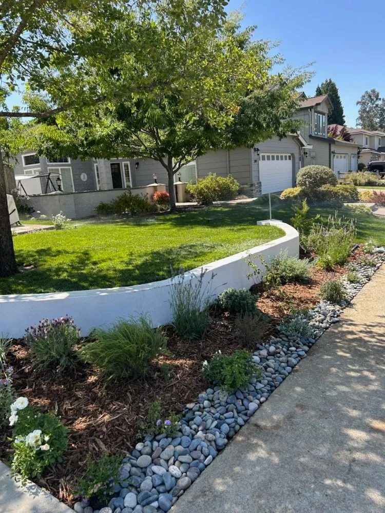 Custom residential landscaping for residential properties in Citrus Heights, CA by A'p landscape and hardcape