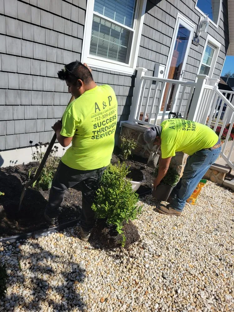 Expert lawn mowing service in Neptune City, NJ by A&P Landscaping