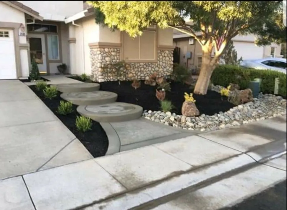 Top-rated outdoor landscaping for residential properties in Rancho Cordova, CA by Apache Landscaping and Tree Care