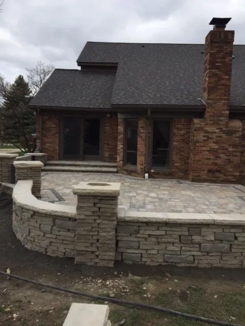 Professional yard maintenance for year-round maintenance in Northville, MI by Apex Brick and Landscape Services