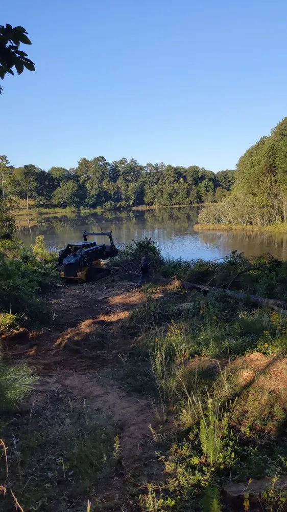 Custom yard maintenance for homes in Covington, GA by Apex Land Management