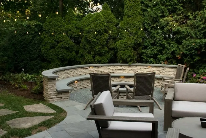 Top-rated residential landscaping for residential properties in Hawthorn Woods, IL by Apex Landscaping