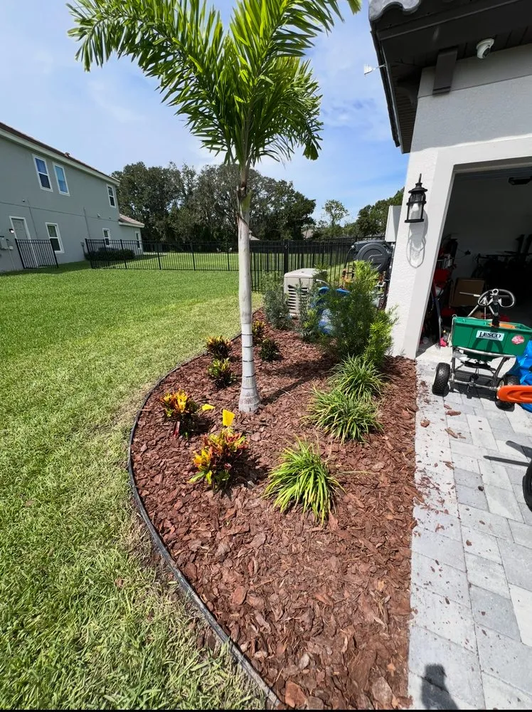 Top-rated garden landscaping for residential properties in Plant City, FL by Apex Landscaping
