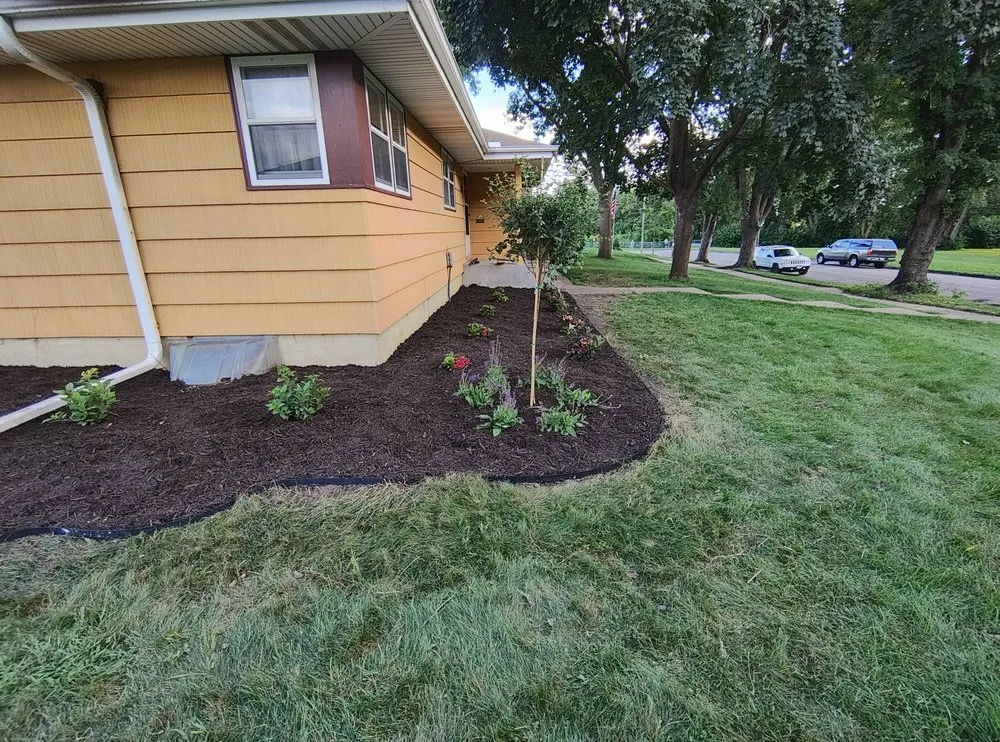 Custom garden landscaping for homes across St Paul, MN - Apex Landscaping