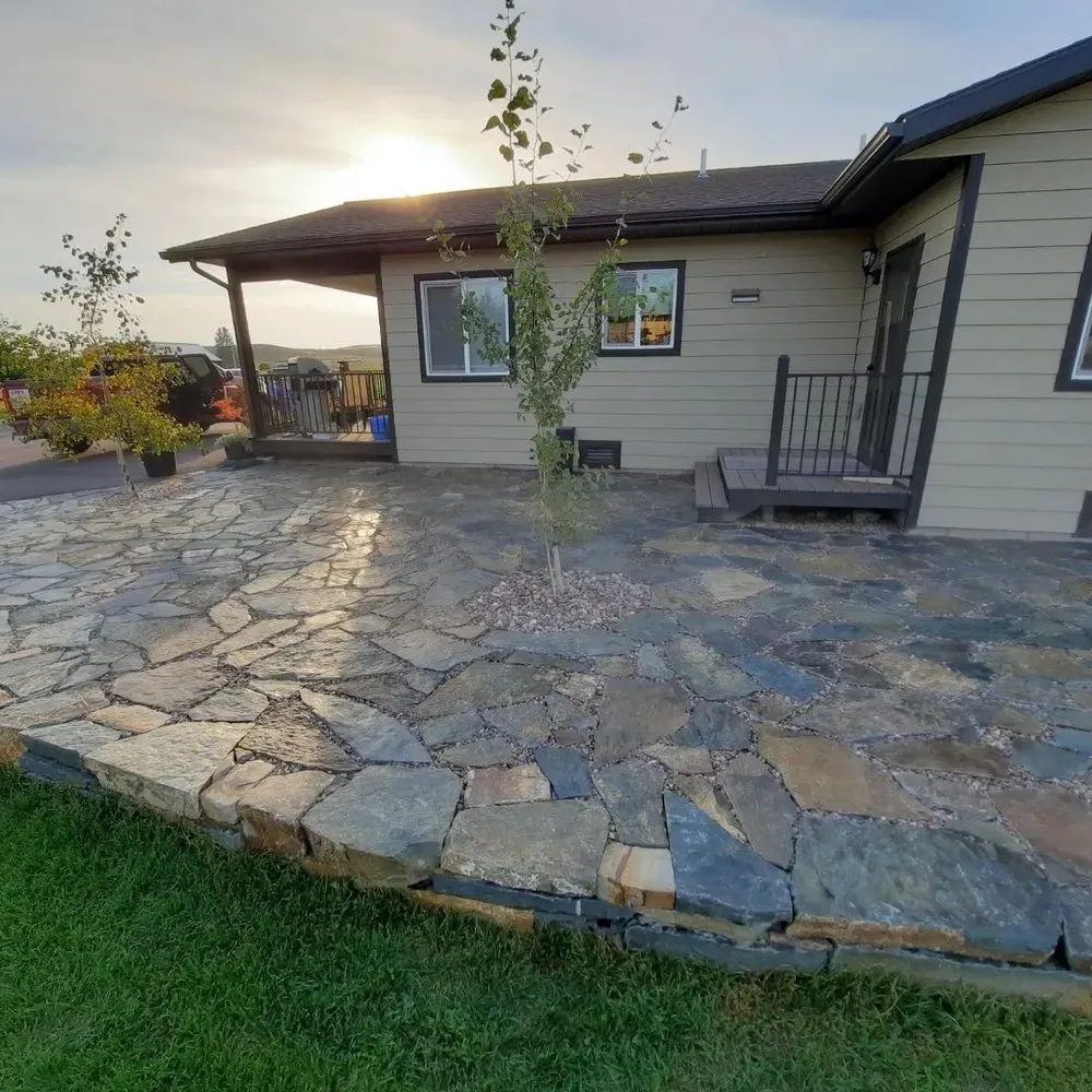 Custom yard cleanup service for homes in Polson, MT by Apex Lawn and Landscape