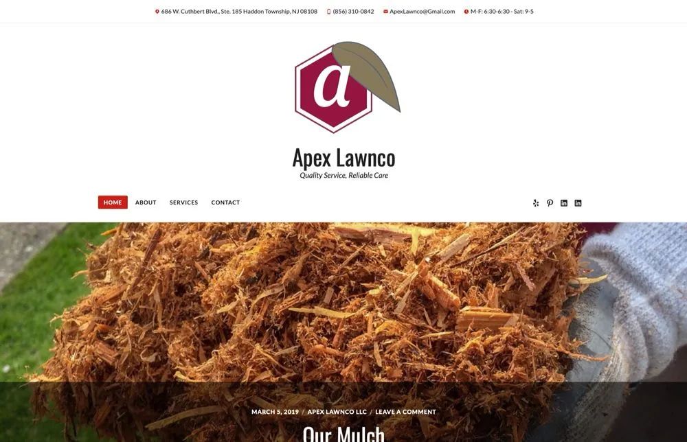 Expert garden landscaping for homes in Haddonfield, NJ by Apex Lawnco