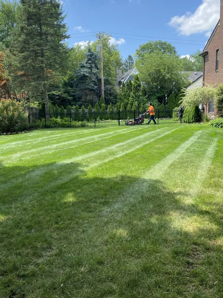 Reliable lawn mowing service for year-round maintenance in Ferndale, MI by Apex Outdoor Services