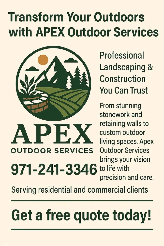 Top-rated yard maintenance in McMinnville, OR by Apex Outdoor Services