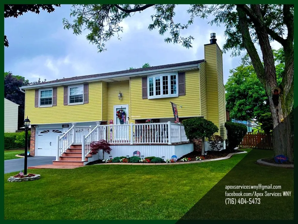 Custom yard cleanup service for beautiful yards across Buffalo, NY - Apex Services