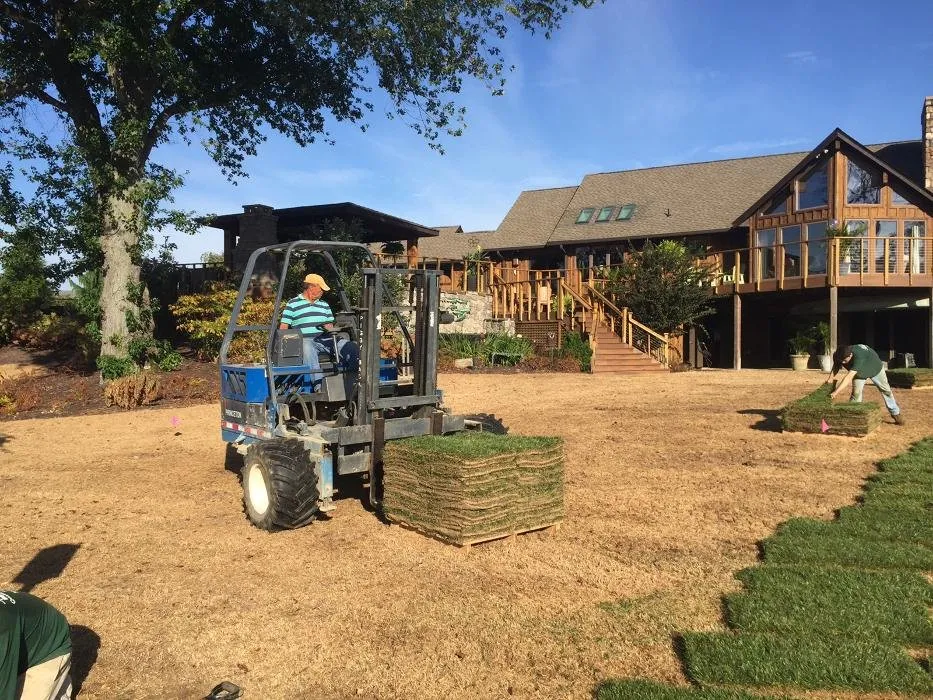 Affordable landscape design in Smyrna, DE by Apgar Turf Farm