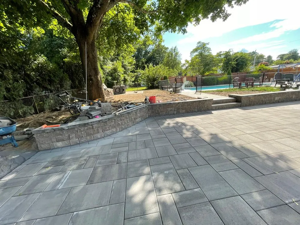 Reliable landscape installation in South Easton, MA by Aplus Landscaping Tree Corp