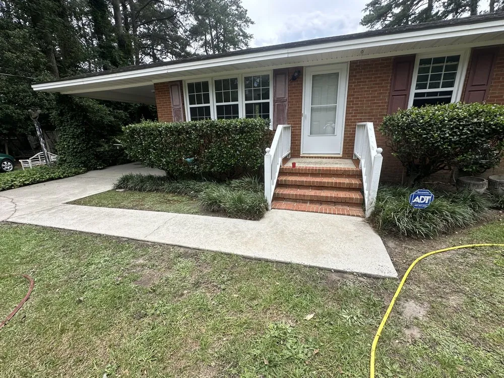 Top-rated landscape installation with custom design in Goldsboro, NC by Aplus Mobile Services