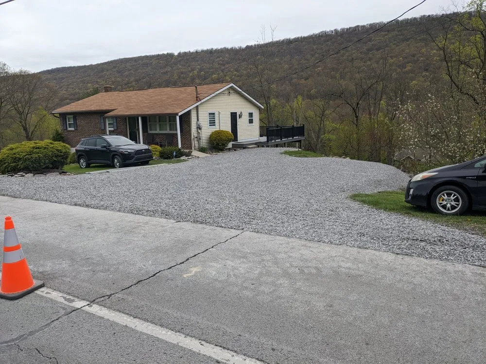 Custom outdoor landscaping in Sunbury, PA by Appalachian Dirt Works