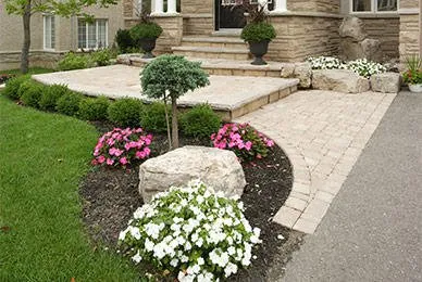 Local garden landscaping in Hendersonville, NC by Apple Country Lawn & Landscape